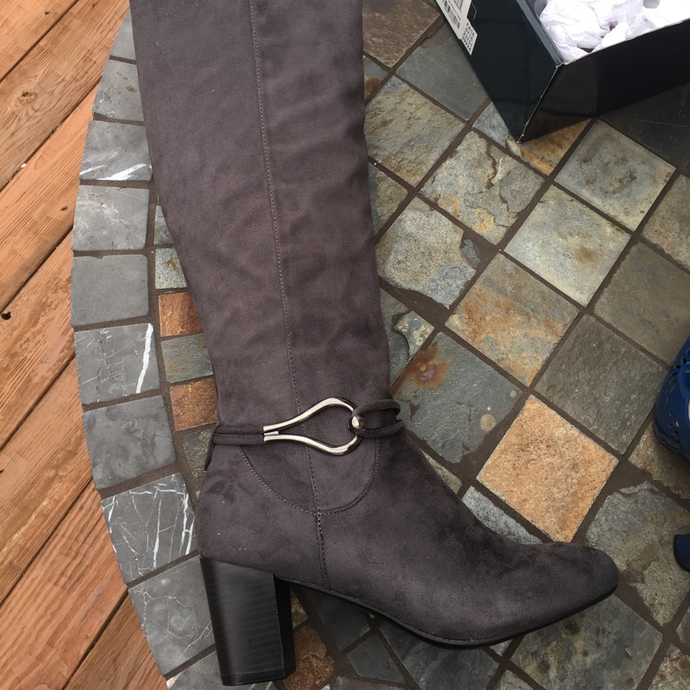 Alfani grey tall boots
